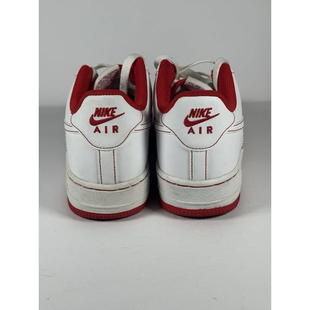 Nike Air Force 1 Low White / University Red CW1575-100‎ Women's 7 / GS 5.5